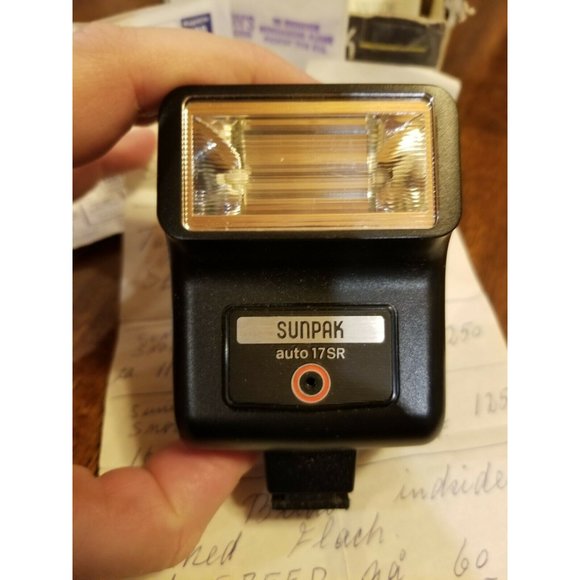 Sunpak 17SR Flash Auto Flash Shoe Mount With Box And Instructions Untested Thyri - Picture 9 of 9